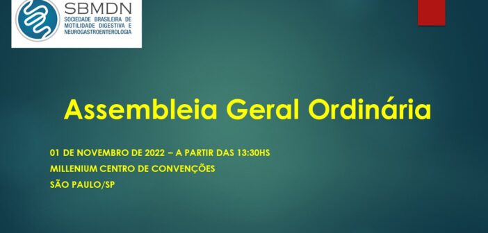 Assembleia Geral Ordinária 2022